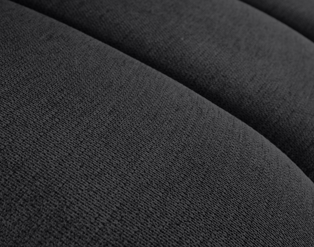 Module d'assise méridienne droit en tissu texturé Debbie Module d'assise méridienne droit en tissu texturé Debbie