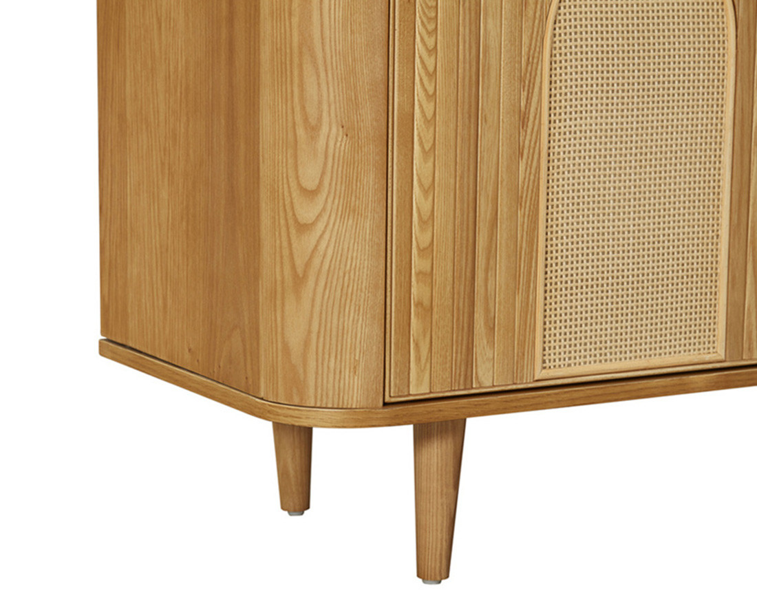 Buffet bas bois plaqué chêne 160 cm Milazzo
