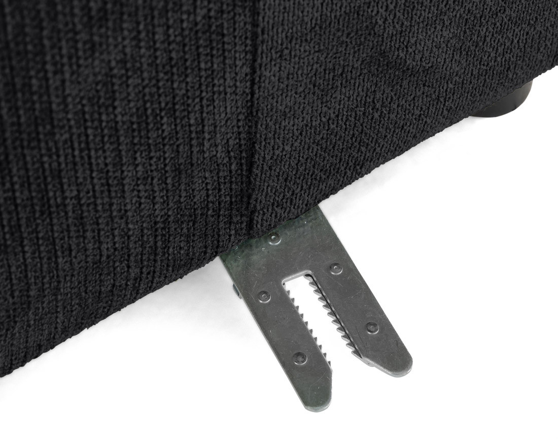 Module d'assise gauche en tissu texturé Debbie