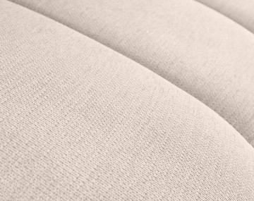 Module d'assise gauche en tissu texturé Debbie