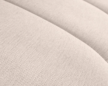 Module d'assise gauche en tissu texturé Debbie