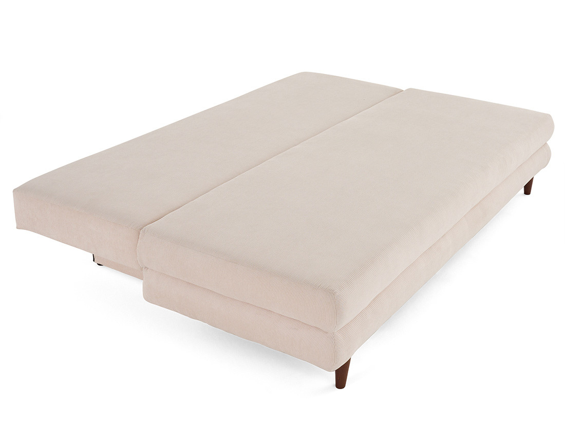 Canapé 3 places convertible avec coffre en velours côtelé Wonder