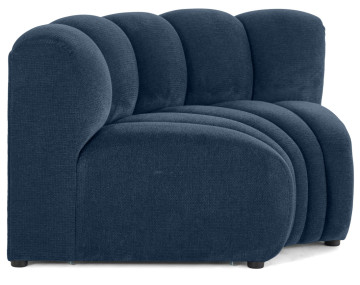 Module d'angle réversible en tissu texturé Debbie