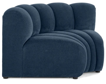 Module d'angle réversible en tissu texturé Debbie
