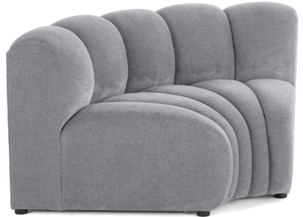 Module d'angle réversible en tissu texturé Debbie