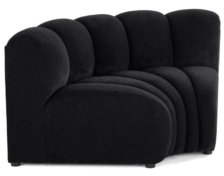 Module d'angle réversible en tissu texturé Debbie