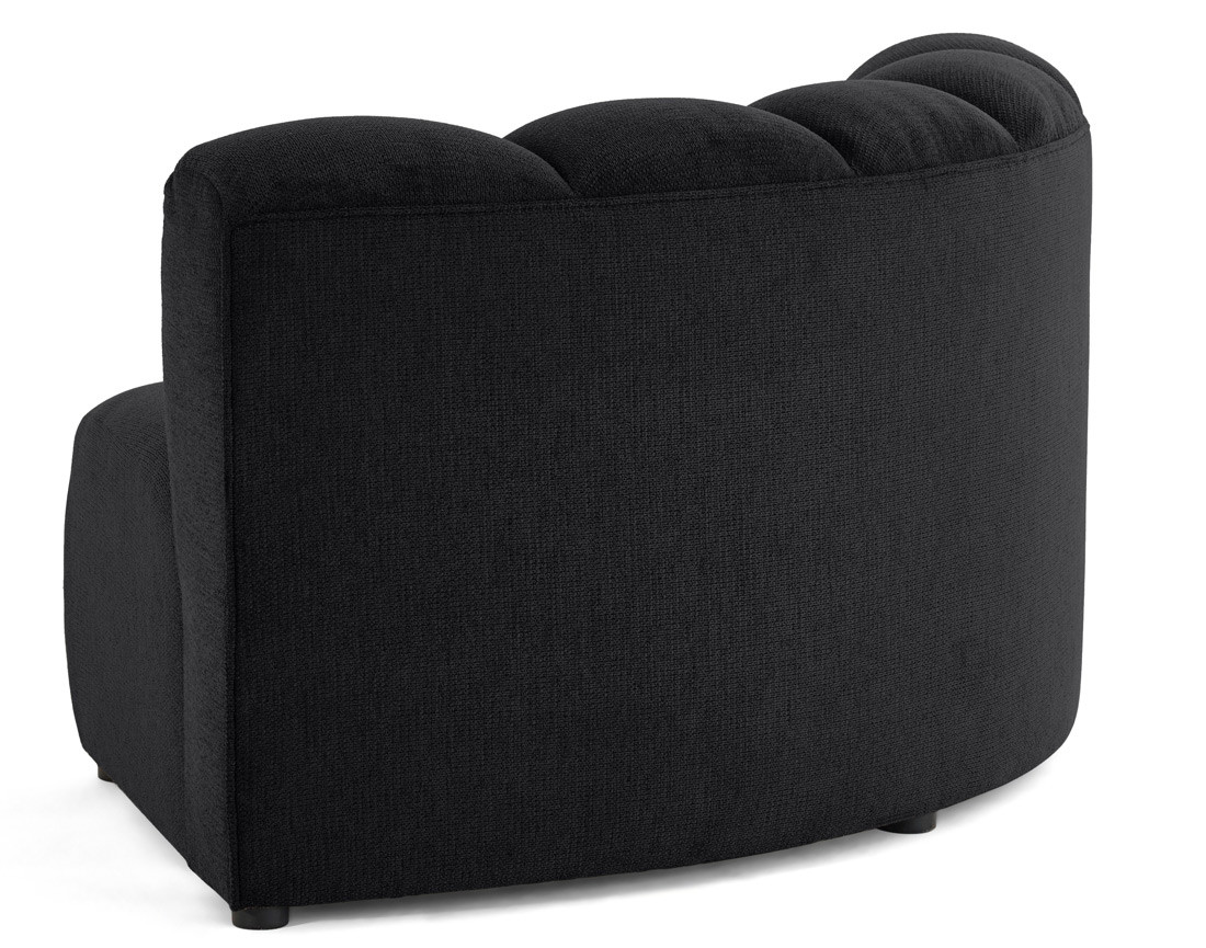 Module d'angle réversible en tissu texturé Debbie