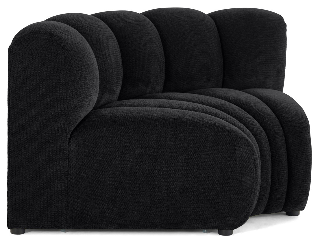 Module d'angle réversible en tissu texturé Debbie