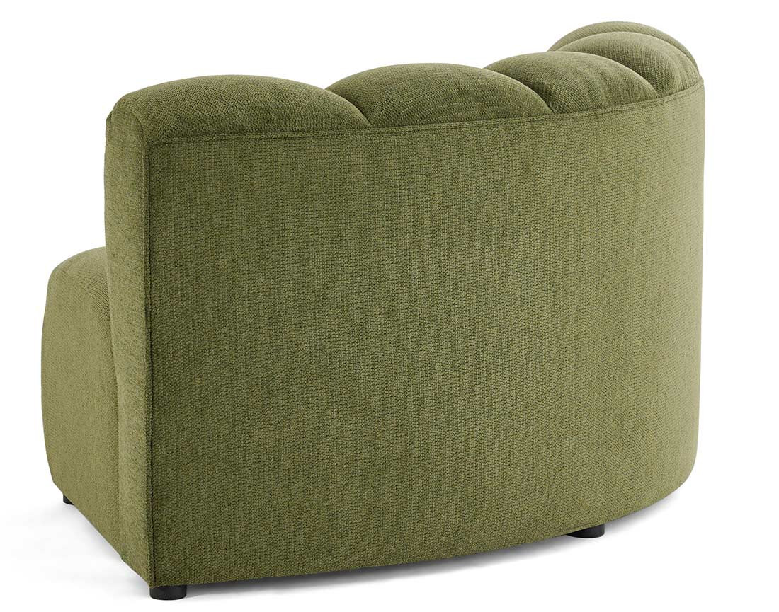 Module d'angle réversible en tissu texturé Debbie Module d'angle réversible en tissu texturé Debbie