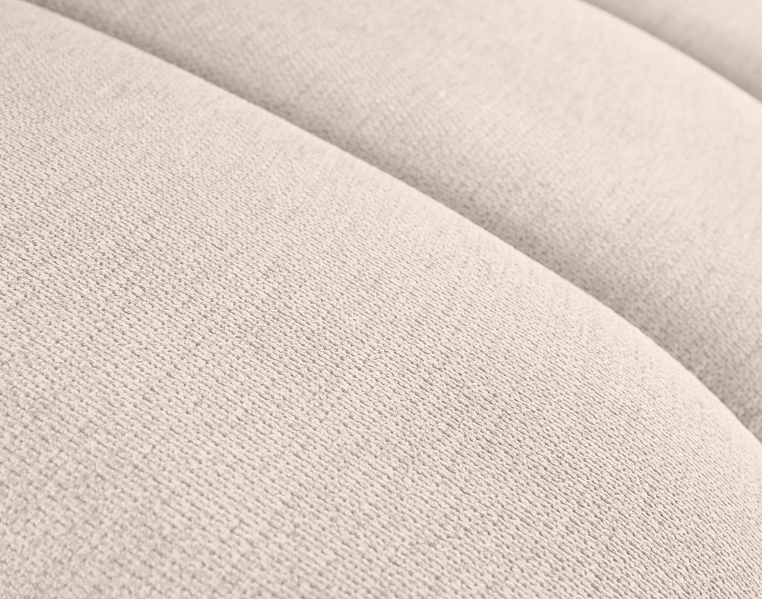 Module d'angle réversible en tissu texturé Debbie