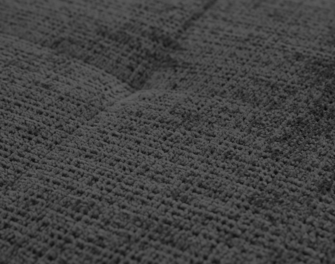 Canapé d'angle gauche 4 places en velours texturé Rune