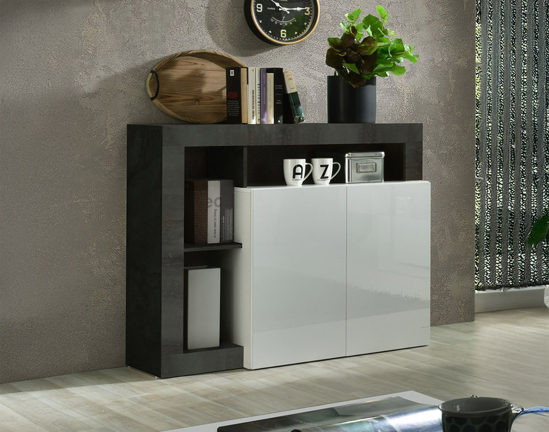 Buffet bas 2 portes 108 cm Lou