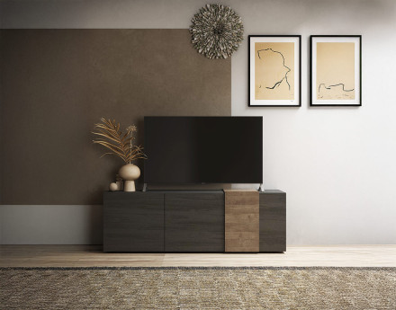 Meuble TV 3 portes 181 cm Leon