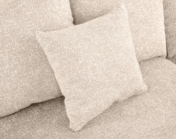 Canapé d'angle réversible convertible coffre en tissu moucheté Spice