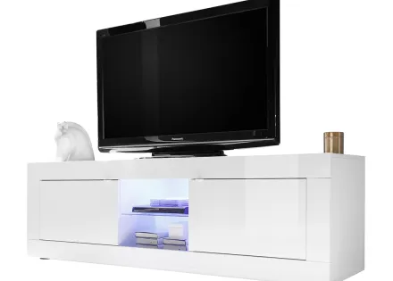 Meuble TV blanc 181 cm Milo