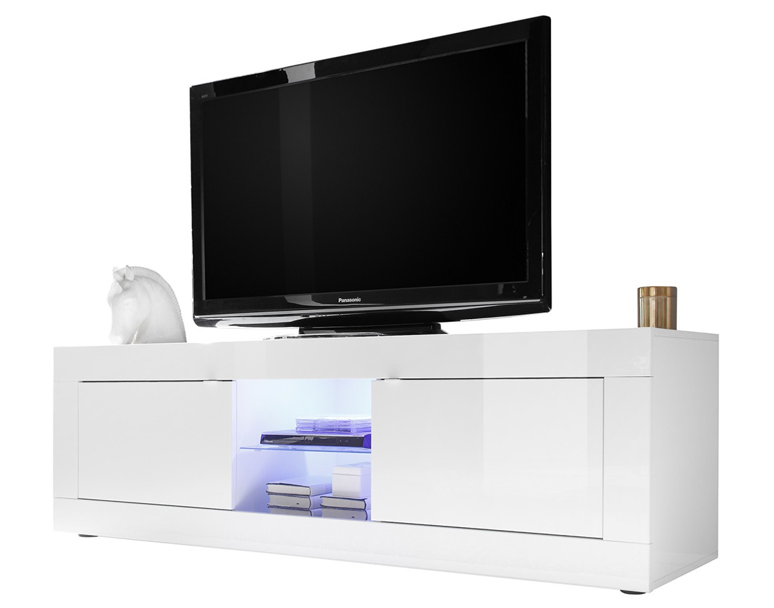 Meuble TV blanc 181 cm Milo