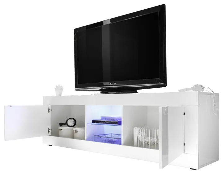 Meuble TV blanc 181 cm Milo