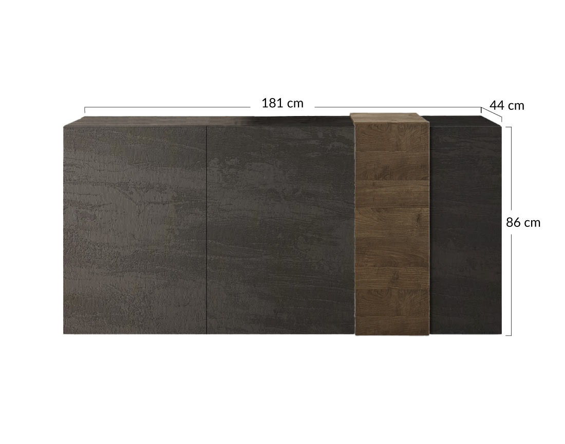 Buffet 3 portes 181 cm Leon