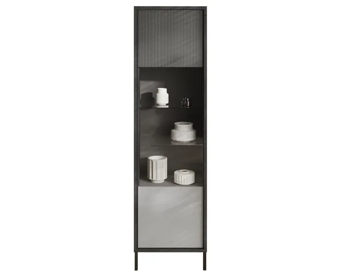 Vitrine 1 portes 55x203 cm Jules