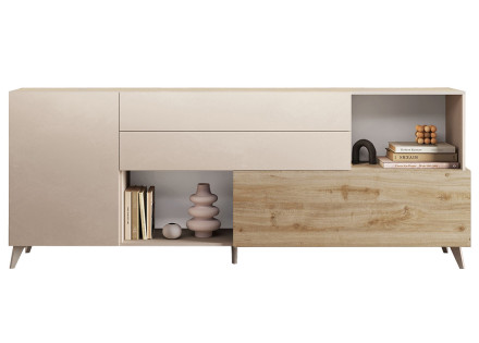 Buffet bas 2 portes et 2 tiroirs 241 cm Estelle