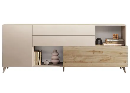 Buffet bas 2 portes et 2 tiroirs 241 cm Estelle