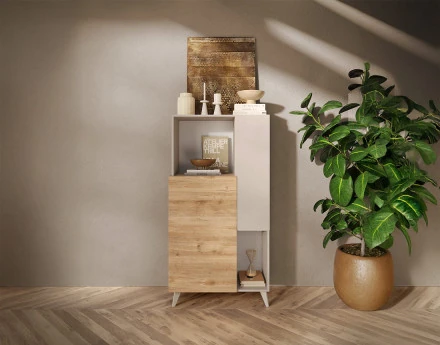 Buffet haut 2 portes 81x154 cm Estelle