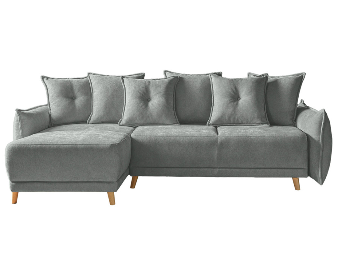 Lena - Canapé scandinave d'angle réversible convertible avec rangement Lena - Canapé scandinave d'angle réversible convertible avec rangement