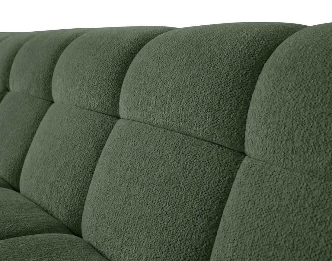 Canapé d'angle gauche 4 places en tissu texturé Canapé d'angle gauche 4 places en tissu texturé