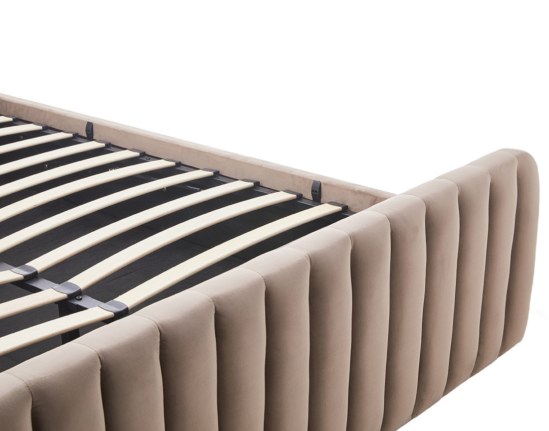 Lit coffre 160x200 cm en velours Alice