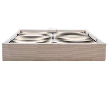 Lit coffre 160x200 cm en velours Isa