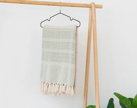 Plaid 130x180 cm coton...
