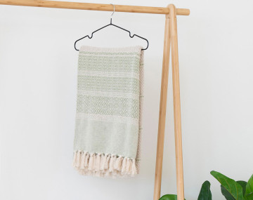 Plaid 130x180 cm coton...