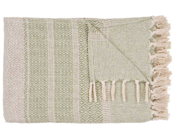 Plaid 130x180 cm coton...