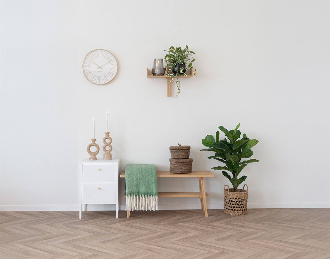 Plaid 130x170 cm en laine Valeria