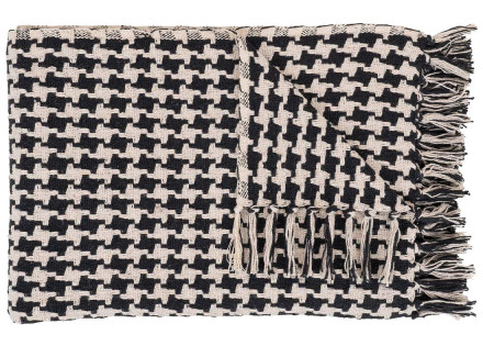 Plaid 130x180 cm en coton recyclé Eden