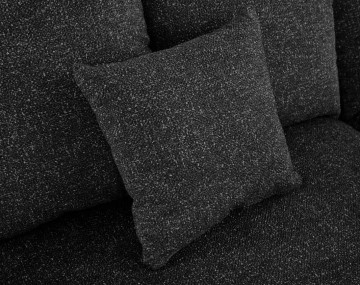 Canapé d'angle réversible convertible coffre en tissu moucheté Spice