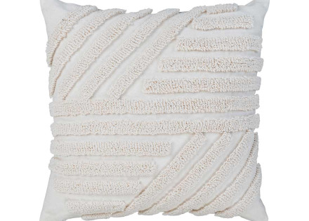 Coussin polyester et coton 45x45 cm Emilia