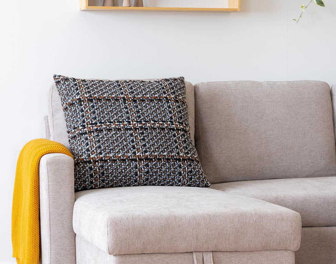 Coussin polyester 60x60 cm Tabora