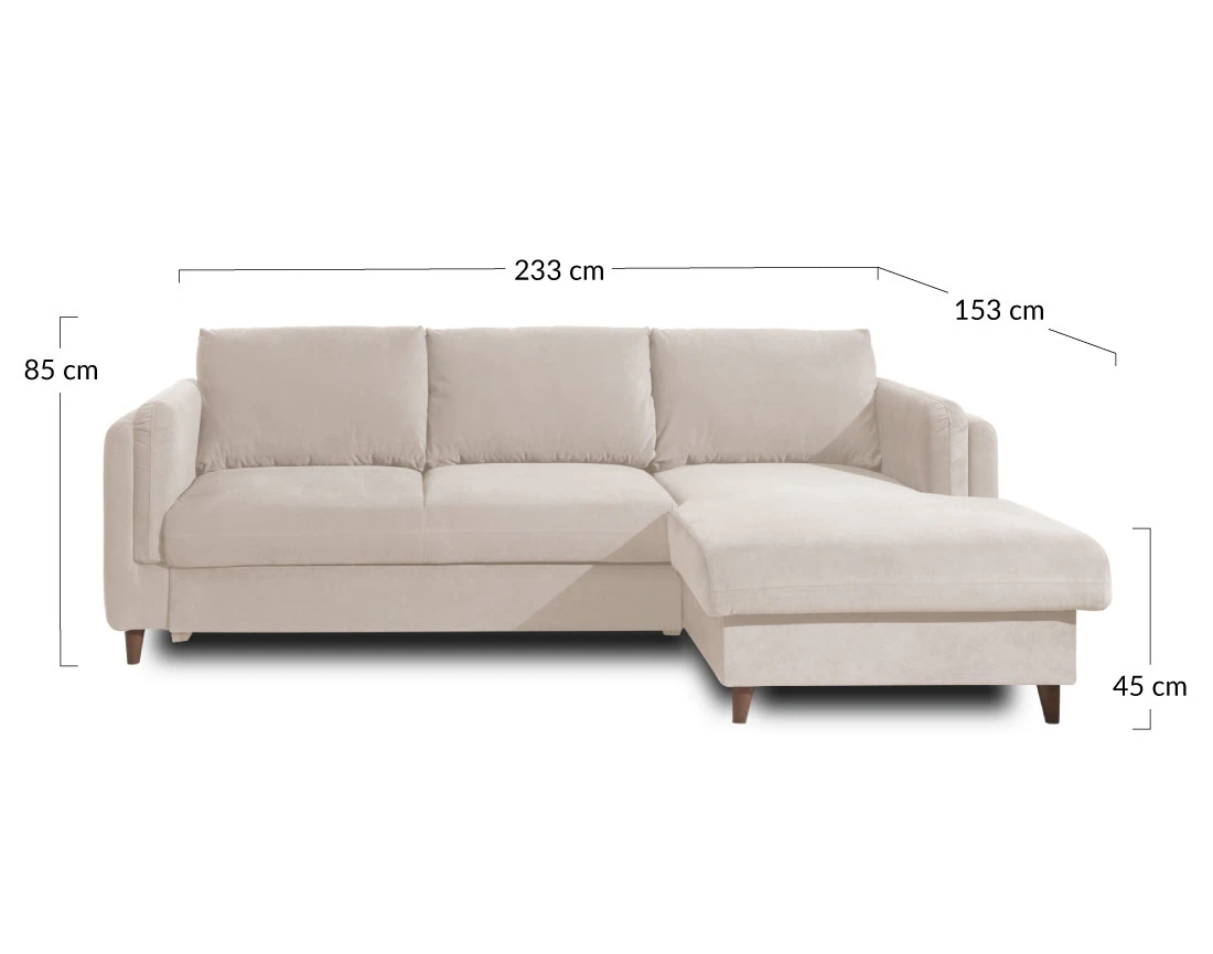 Canapé d'angle droit 4 places pour chien ou chat Brooke - Best Mobilier
