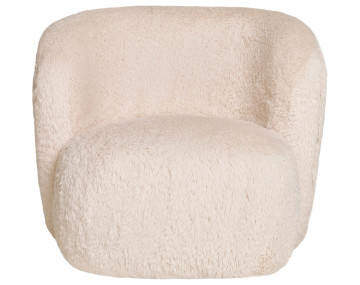 Fauteuil en fausse fourrure Maeto