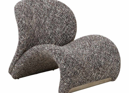 Fauteuil en tissu Mattia