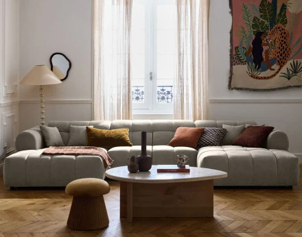 Canapé panoramique en U 7...