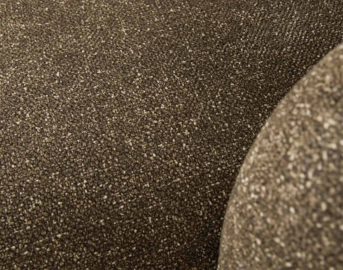 Canapé d'angle droit 3 places en tissu moucheté Velris