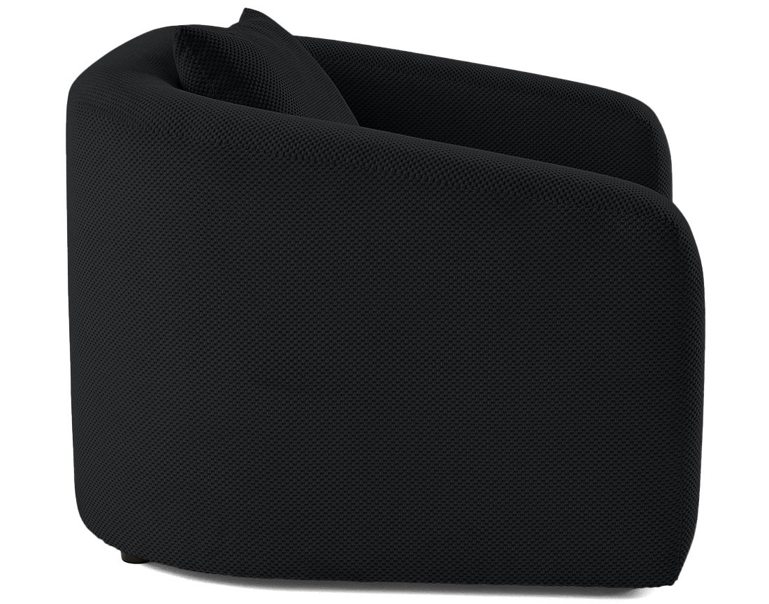 Canapé convertible déplimousse 1 place en velours texturé Nuvia Canapé convertible déplimousse 1 place en velours texturé Nuvia