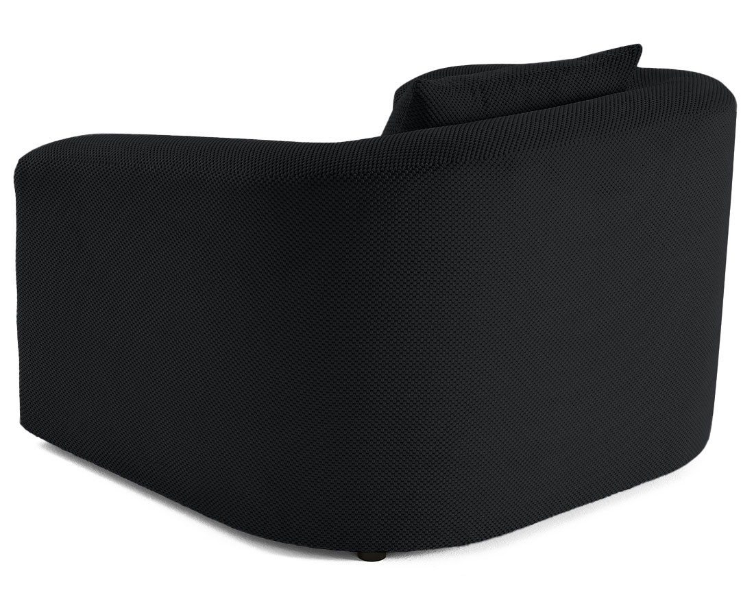 Canapé convertible déplimousse 1 place en velours texturé Nuvia Canapé convertible déplimousse 1 place en velours texturé Nuvia