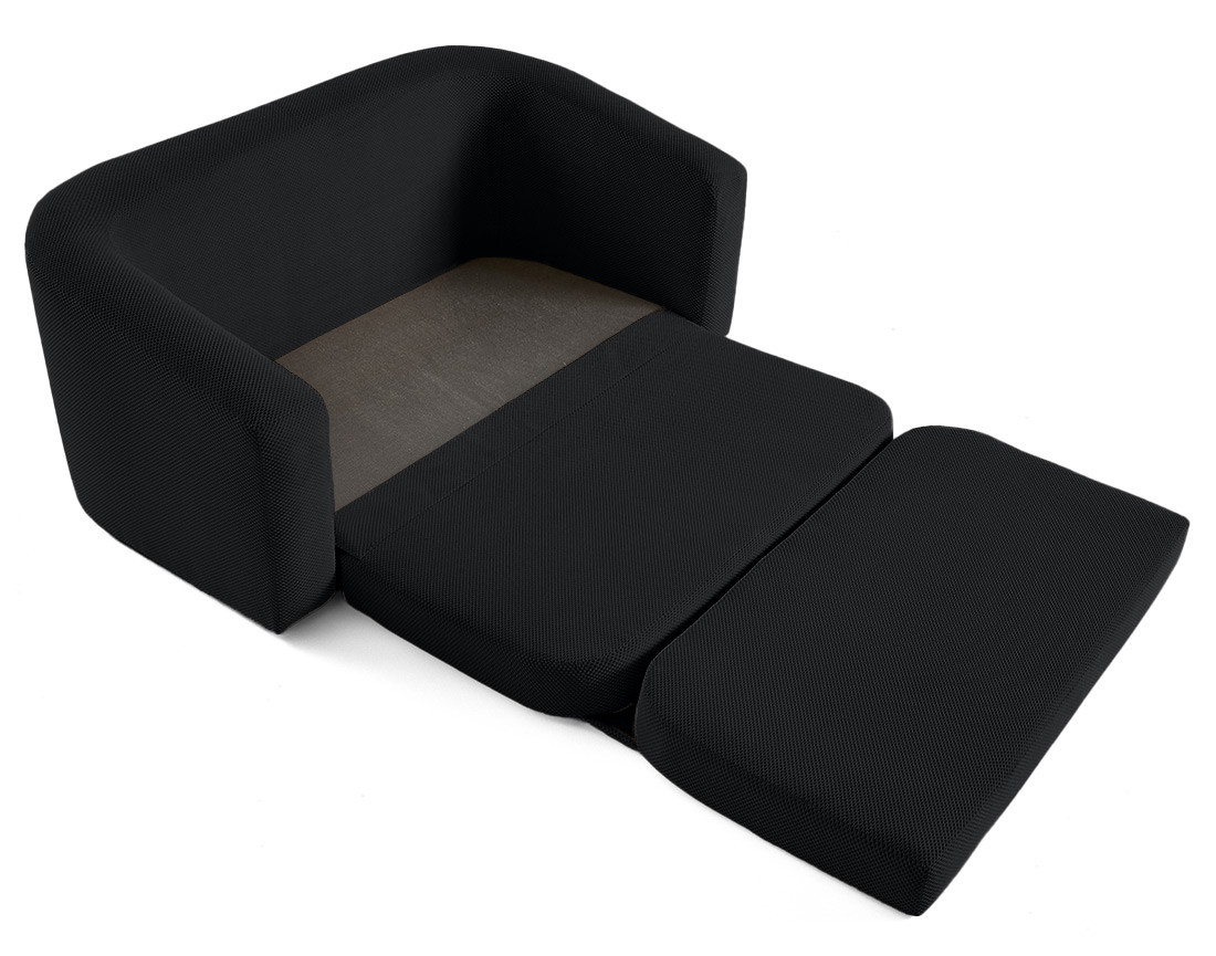 Canapé convertible déplimousse 2 places en velours texturé Nuvia Canapé convertible déplimousse 2 places en velours texturé Nuvia