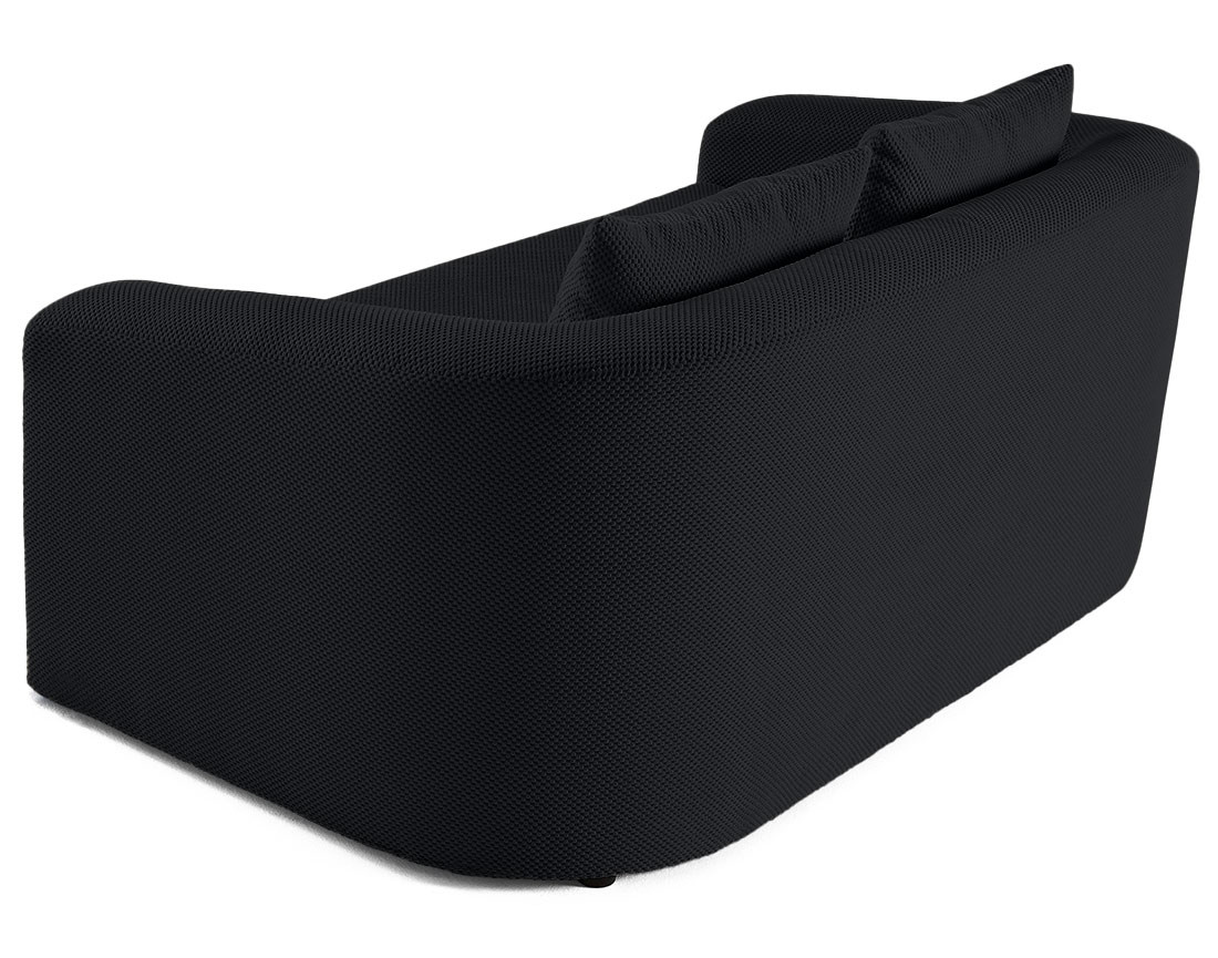 Canapé convertible déplimousse 2 places en velours texturé Nuvia Canapé convertible déplimousse 2 places en velours texturé Nuvia