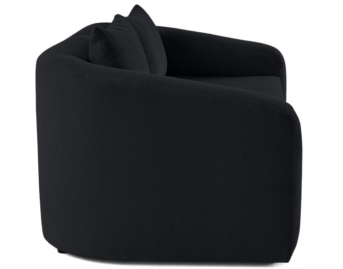 Canapé convertible déplimousse 2 places en velours texturé Nuvia Canapé convertible déplimousse 2 places en velours texturé Nuvia