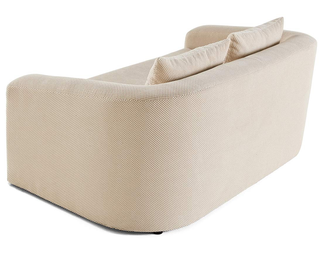 Canapé convertible déplimousse 2 places en velours texturé Nuvia Canapé convertible déplimousse 2 places en velours texturé Nuvia