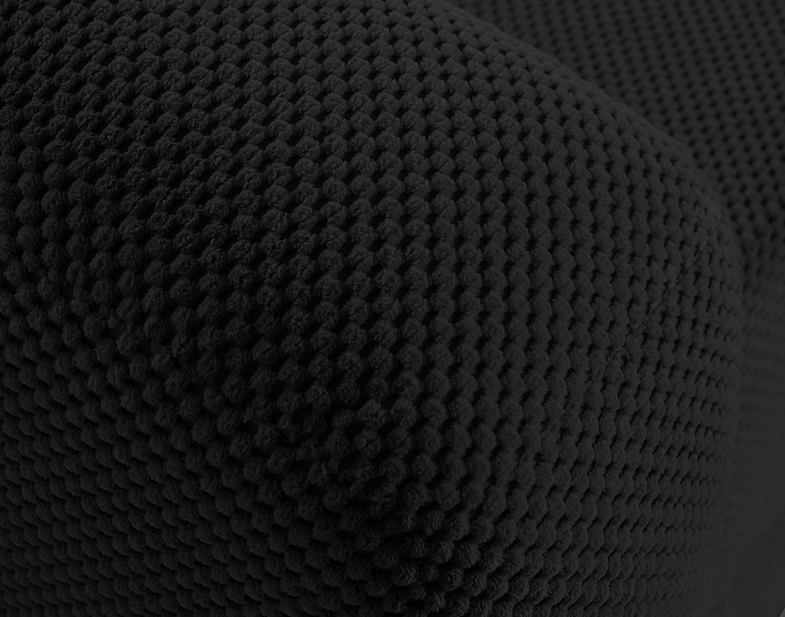 Canapé convertible déplimousse 3 places en velours texturé Nuvia Canapé convertible déplimousse 3 places en velours texturé Nuvia